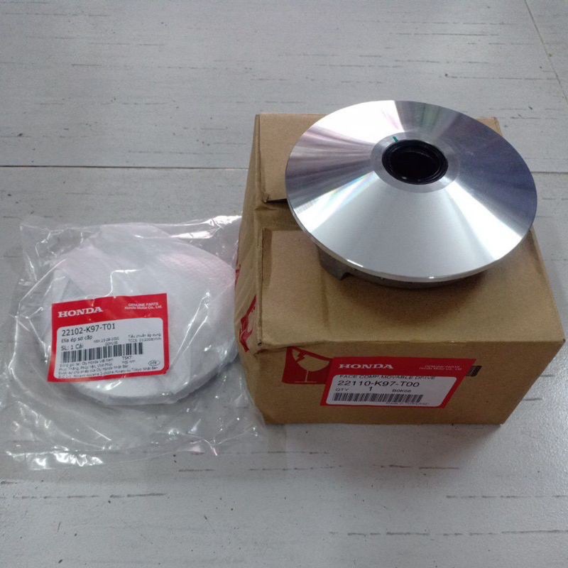 Cặp nhôm nồi Chén bi + Cánh quạt nồi Honda PCX 2018 2019 2020