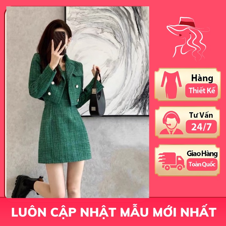 Váy Dự Tiệc Thiết Kế Set Dạ Dày Cao Cấp Siêu Sang - Queen’s Clothing