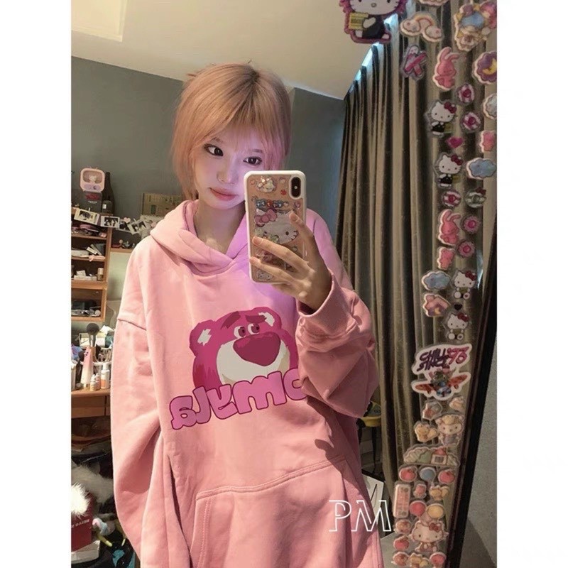 Áo Hoodie in gấu hoạt tiết KYMOLA nhiều màu form rộng nam nữ unisex ảnh thật_F.S.Shop68 | BigBuy360 - bigbuy360.vn