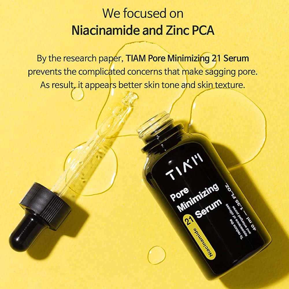 Tinh Chất Dưỡng Trắng Da, Phục Hồi Da Sau Mụn, Kiểm Soát Dầu Nhờn, Ngăn Lão Hóa Tiam Serum 40ml