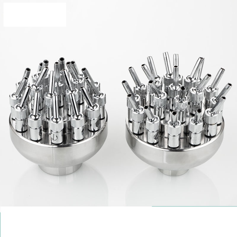 Đầu phun hình bông hoa 16 tia phi 34mm inox