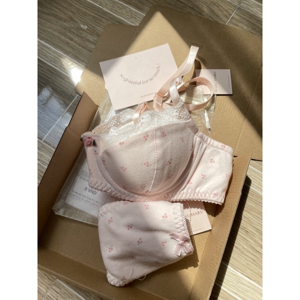 Cotton Hồng Xanh Bralette áo ngực có gọng | BigBuy360 - bigbuy360.vn