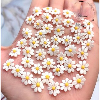 Hoa bột nail mẫu hoa cúc hoạ mi