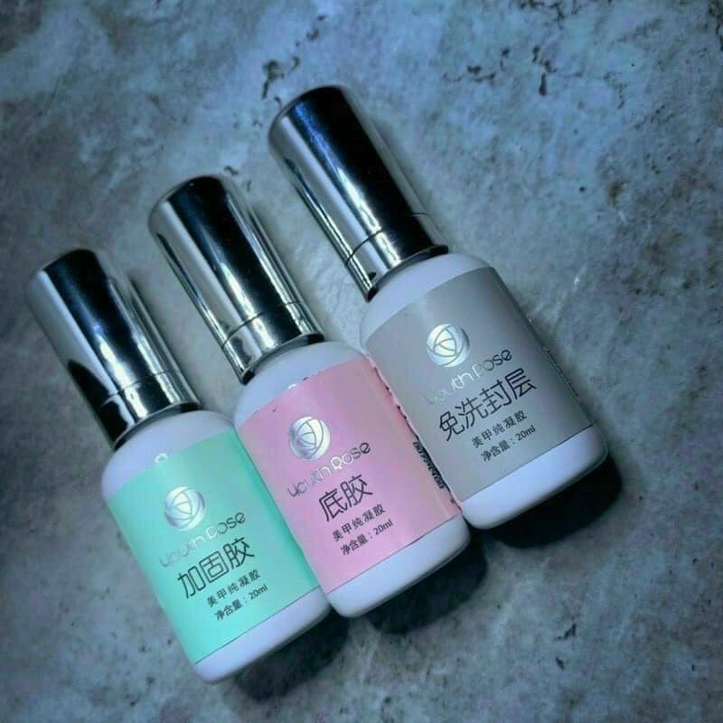 Base, Top, Cứng Móng hoa hồng youth rose cao cấp mới 20ml - Hàng chính hãng