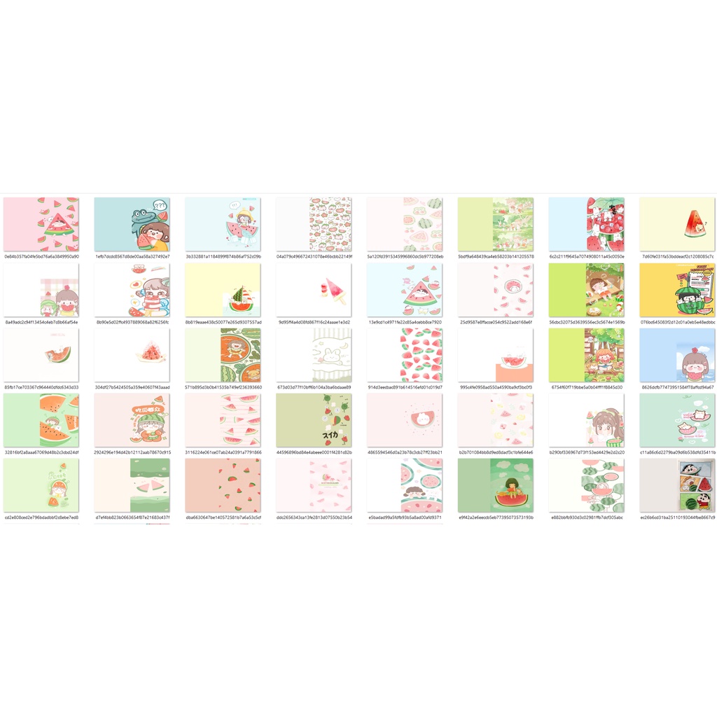 Vở 4 ô ly dưa hấu S4I47a tập kẻ ngang 80 trang dễ thương hoạt hình