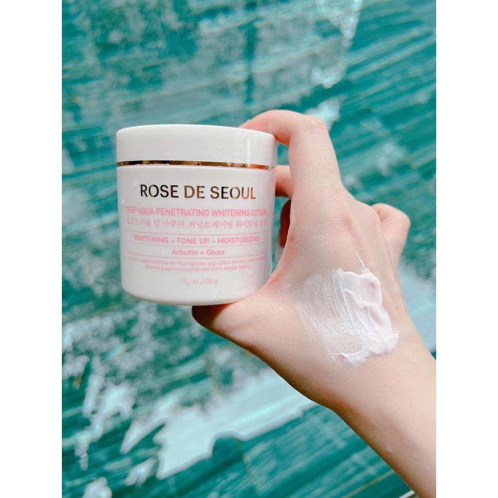 Kem body Rose De Seoul 🔥 100% AUTHENTIC 🔥 Kem dưỡng thể chăm sóc da từ sâu bên trong, hũ 200g | BigBuy360 - bigbuy360.vn