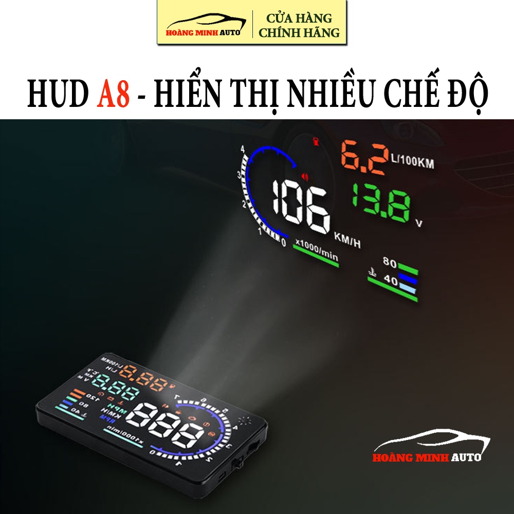 Hud hiển thị tốc độ xe ô tô và cảnh báo C100, A200, C500, C800, A8, A9, M1 - tặng kèm dây cable OBD2 | BigBuy360 - bigbuy360.vn