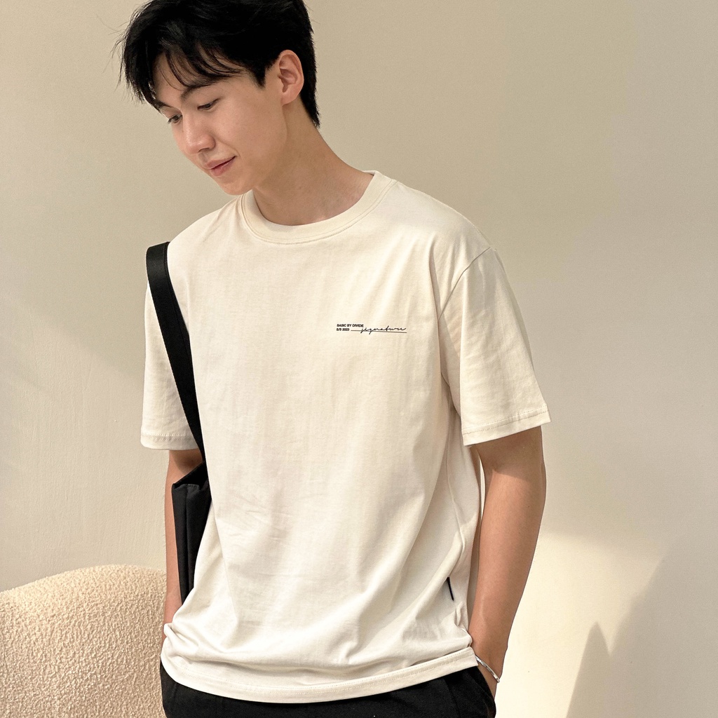 ÁO THUN UNISEX DIVIDE BRAND CO DÃN, FORM BOXY FIT SIGNATURE