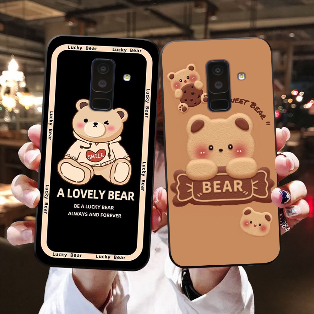 Ốp lưng Samsung a6 2018 / ss a6 plus / ss j8 in hình gấu cute ,bear siêu hot