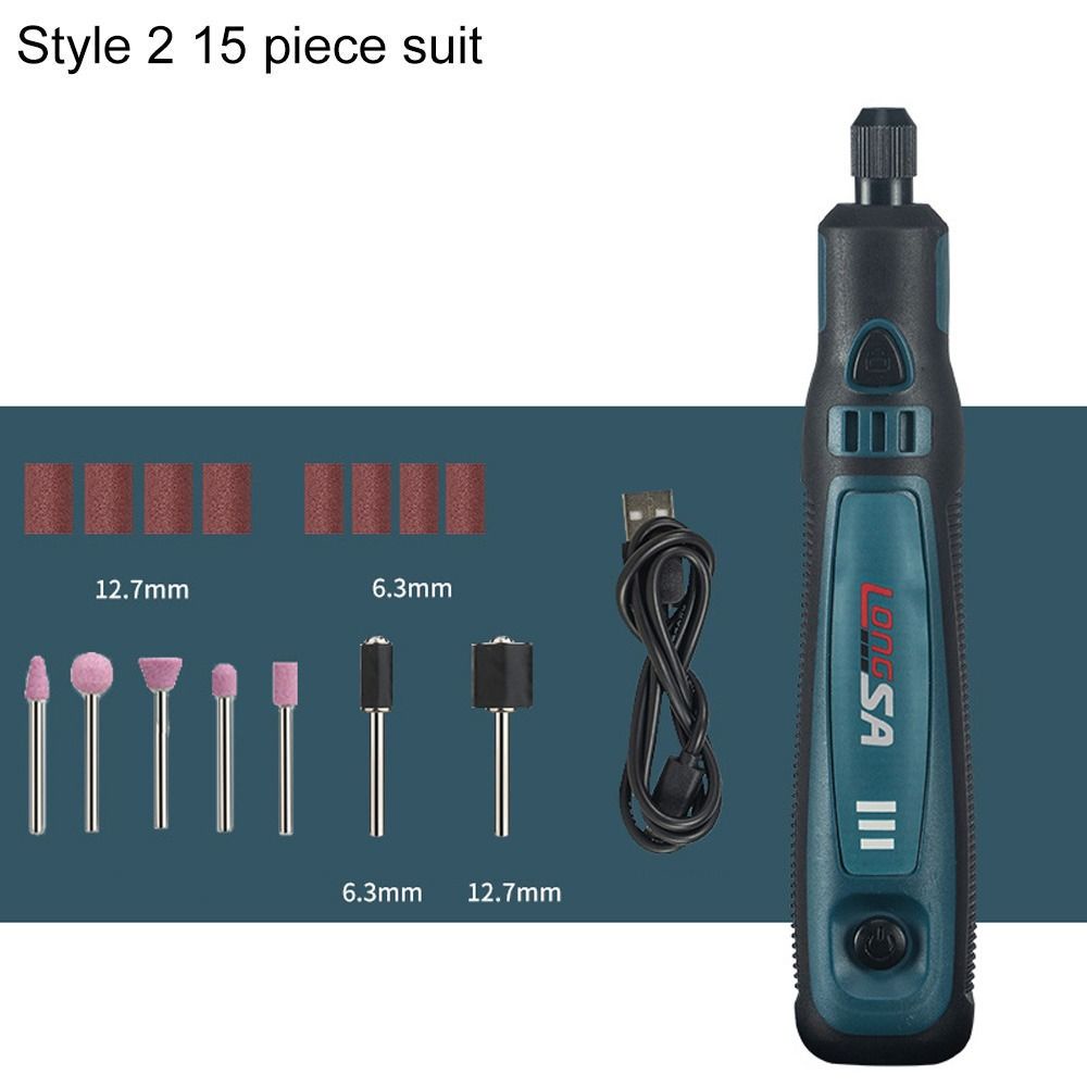 Máy Khoan Điện Mini Không Dây Dùng Điêu Khắc Đá Ngọc Bích Có Thể Sạc Lại