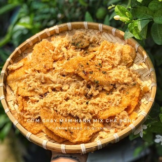 Cơm cháy mắm hành mix 3 vị 300g