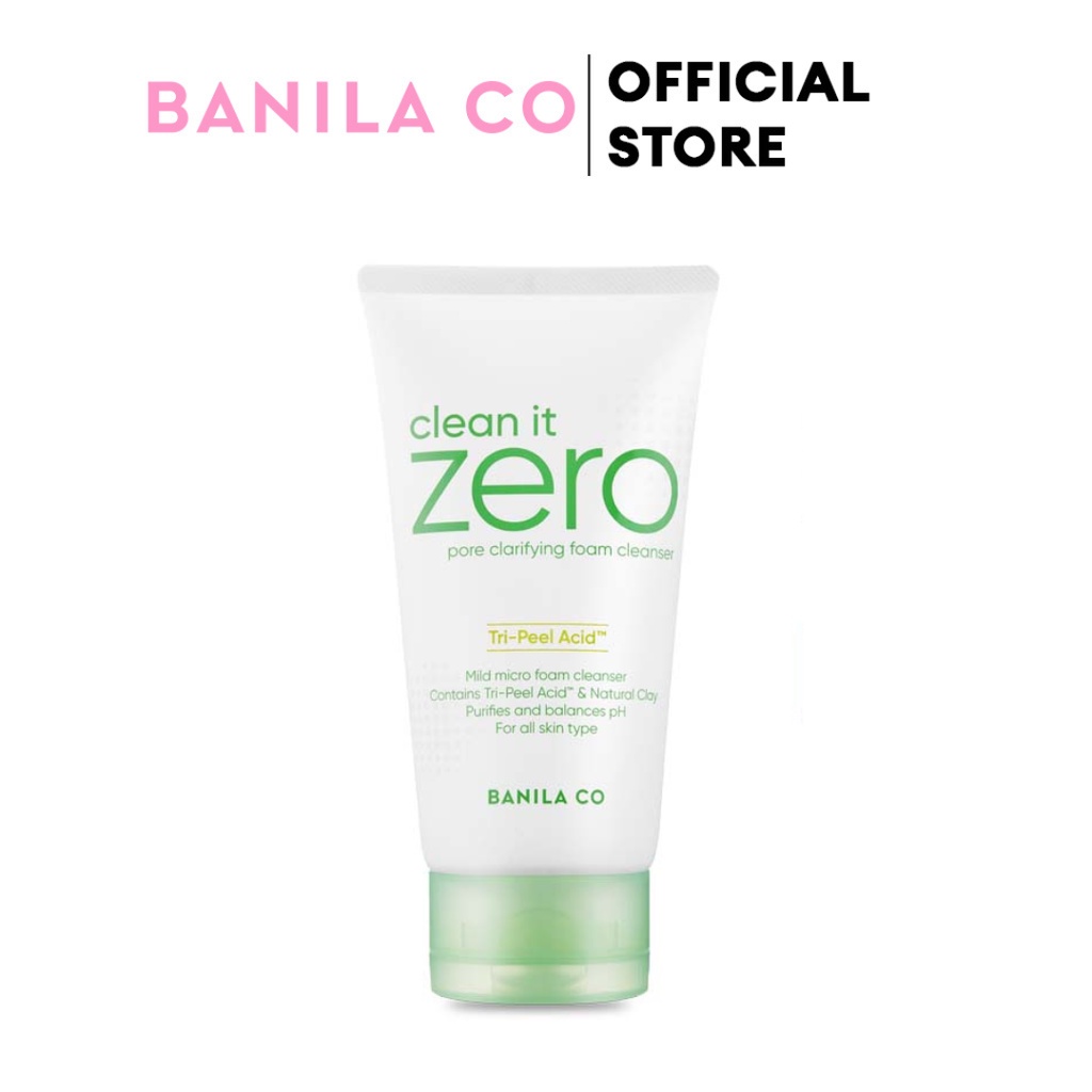 Sữa rửa mặt Banila Co P​o​r​e C​l​a​r​i​f​y​i​n​g F​o​a​m C​l​e​a​n​s​e​r 150ML dành cho da dầu, da hỗn hợp