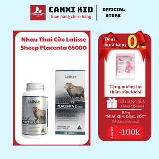Nhau thai cừu lalisse sheep placenta 65000 hộp 30v và 100v - canxi kids
