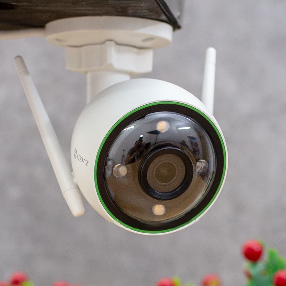 Camera wifi ngoài trời Ezviz C3N, màu ban đêm, ghi âm, AI phân biệt người
