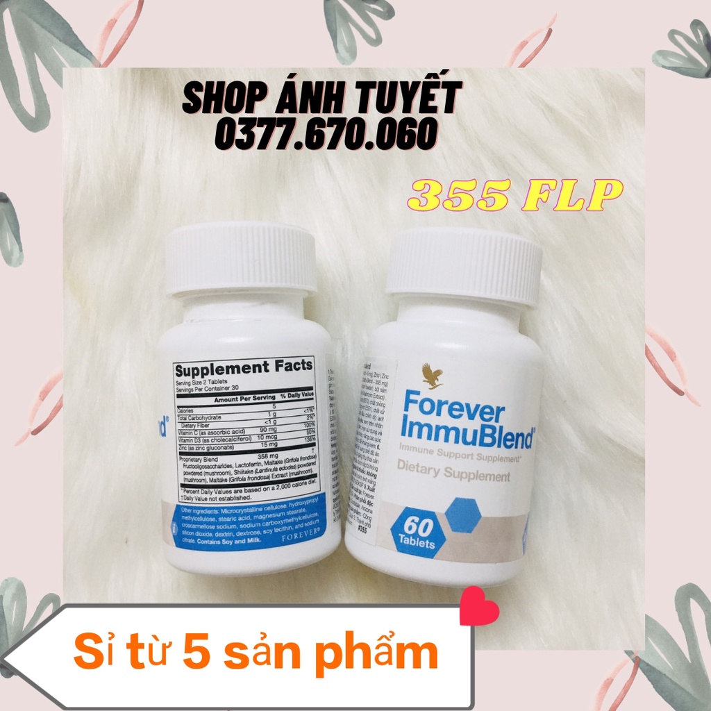 Forever Immublend 355 Flp |Phòng Bệnh Từ Hệ Tiêu Hóa, Sản Phẩm Lô Hội.