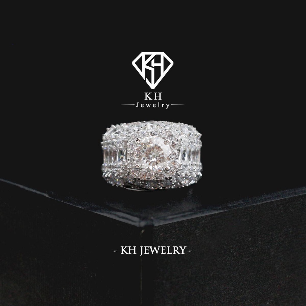 Nhẫn Nam KHJRM017 - Hột chủ 8mm