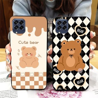 Ốp lưng samsung m33, ss m53, ss m63, ss a12 , ss m12 in hình gấu cute ,bear siêu hot