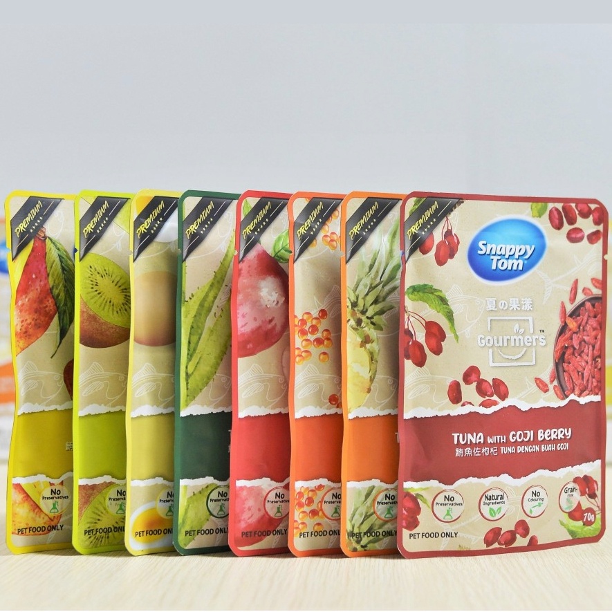 Pate Snappy Tom Trái Cây Mix Cá Ngừ Cao Cấp 70g - Đủ 8 Vị