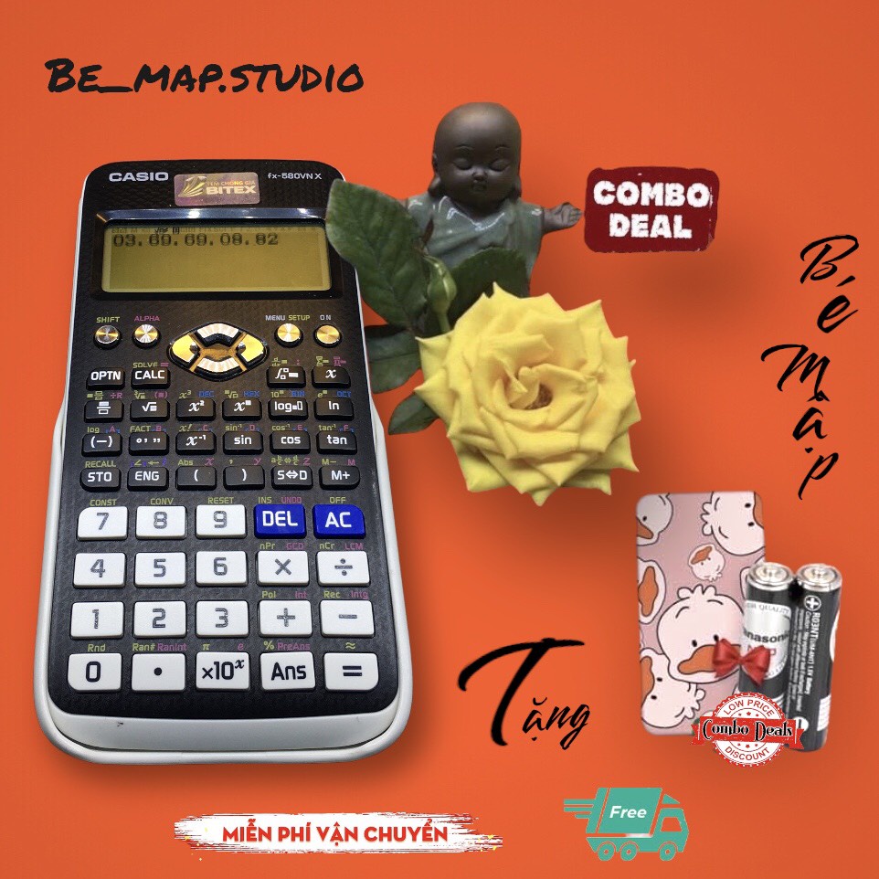 | Máy Tính Cầm Tay CASIO FX-580VNX CŨ Chính Hãng.