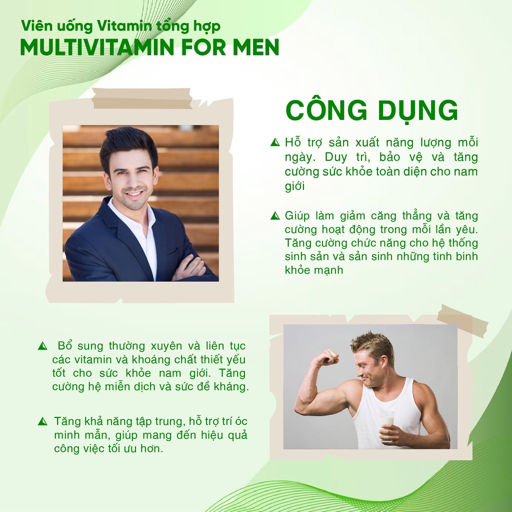 Vitamin tổng hợp dành cho nam Multivitamin Blackmores 60 viên hỗ trợ sức khỏe toàn diện cho nam giới