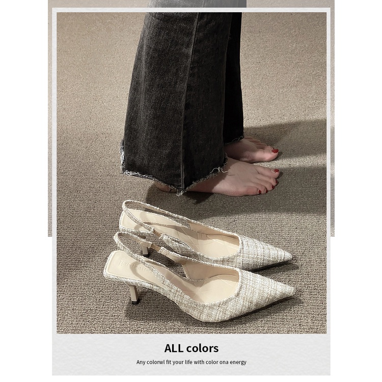 Giày cao gót nữ big size 40 41 42 gót nhọn mũi nhọn