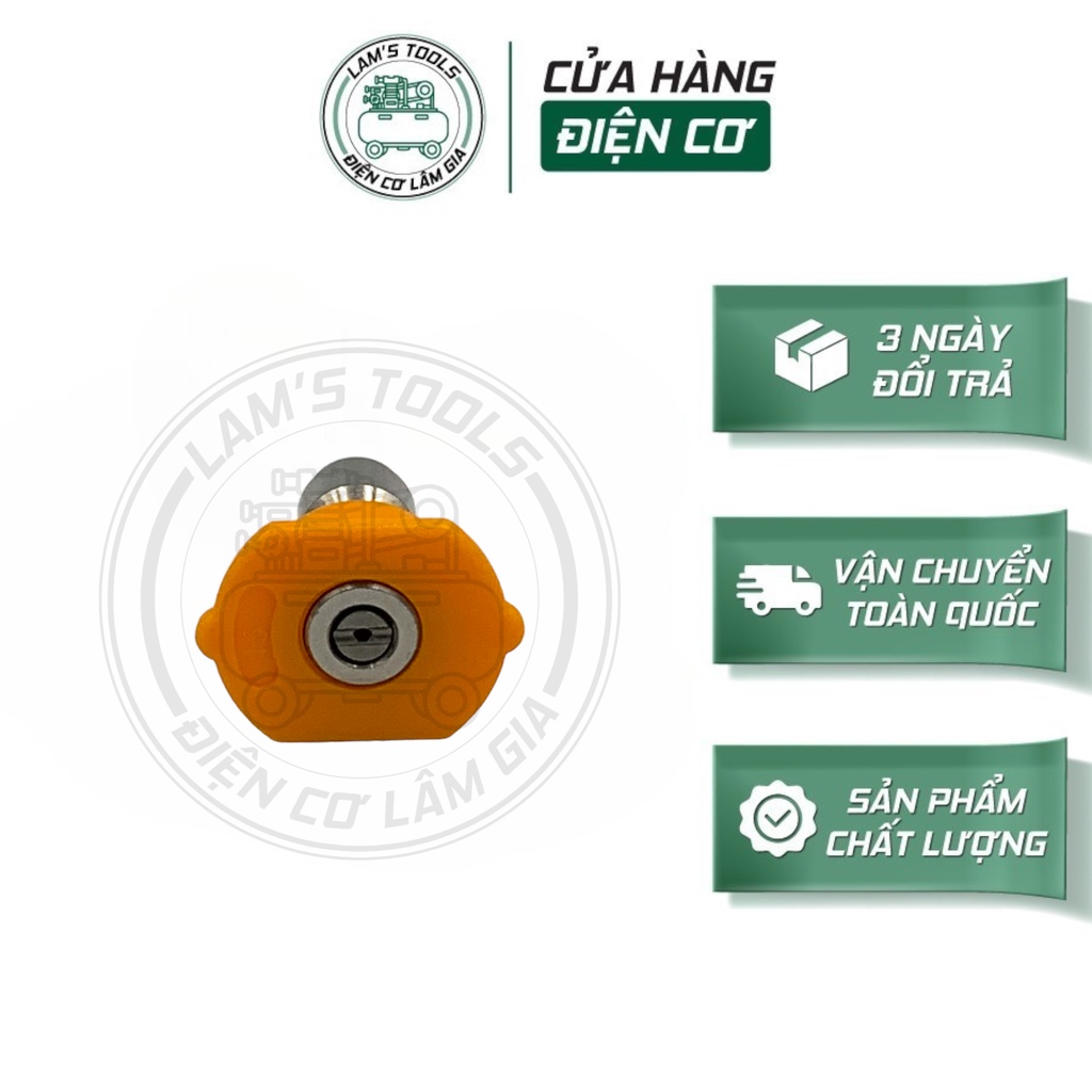 Béc phun rửa xe cao áp 0-15-25-40 độ