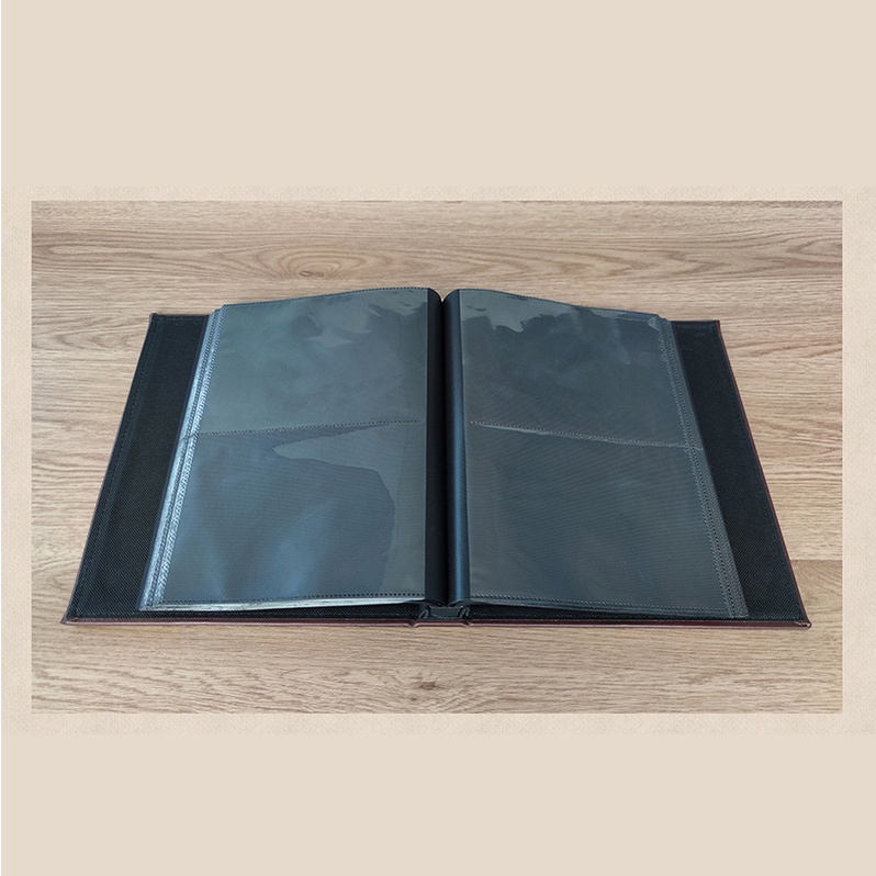 Album ảnh 10x15, 13x18,15x20 bìa da nâu - Đựng 160 ảnh - Mẫu bìa da Cao cấp tại In Ảnh Gia An - Ship Hỏa Tốc