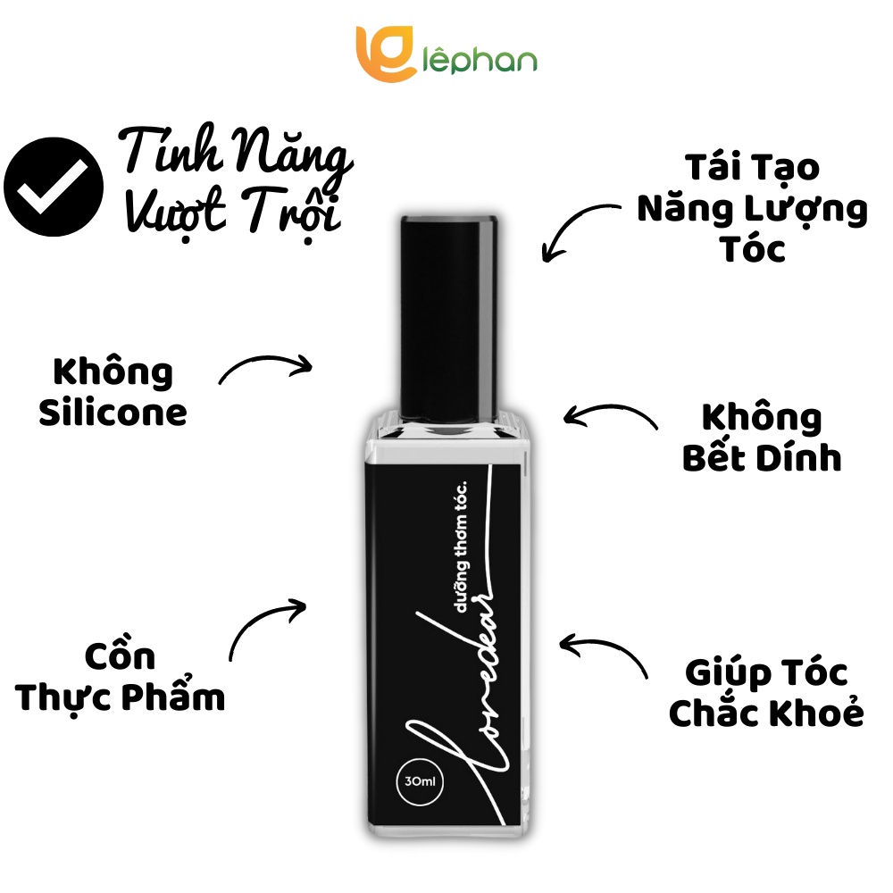 Xịt Dưỡng Thơm Tóc Love Dear 30ml