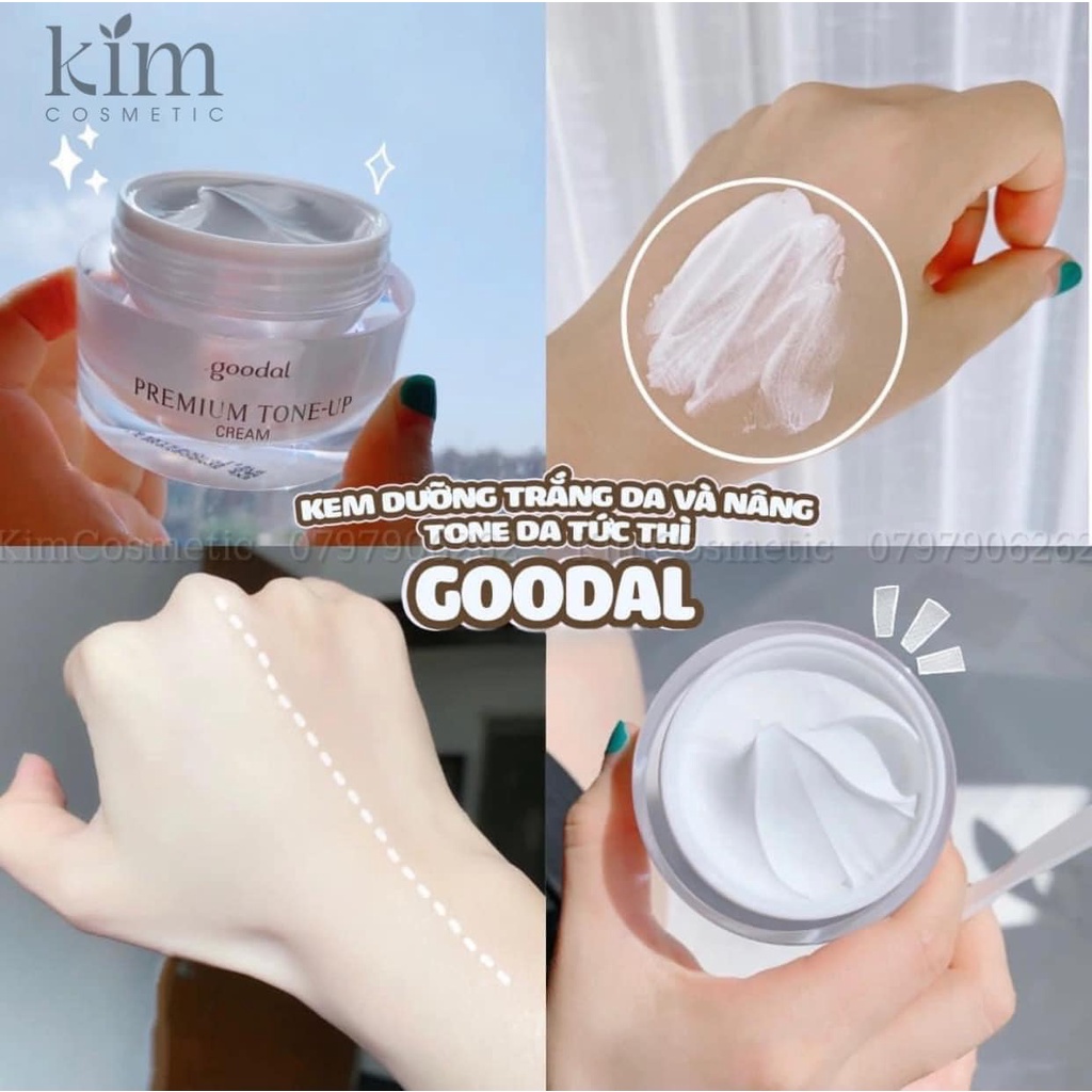 KEM ỐC SÊN HÀN QUỐC GOODAL PREMIUM SNAIL TONE-UP CREAM