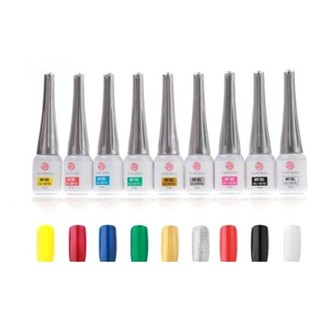 Gel vẽ hoa hồng lẻ màu, bút vẽ cọ nét hoa hồng