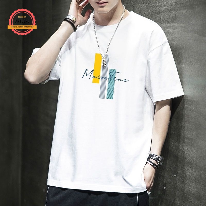 Áo thun nam, áo phông nam tay ngắn cổ tròn chất cotton dày dặn thoáng mát ATN007 - An Cường Fashion