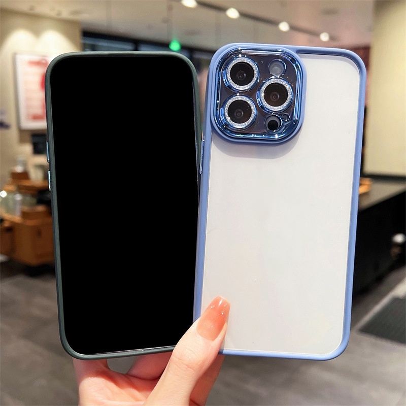 Ốp lưng nhũ đá bảo vệ camera cho iPhone 14 Pro Max 14 Pro 13 Pro Max 12 Pro Max 11 Pro Max siêu đẹp sang trọng
