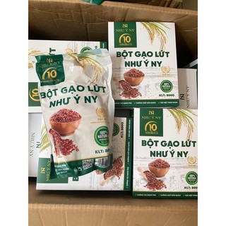 Gạo Lứt Như Ý  NY [ Sỉ 3-5 Hộp - Date Mới nhất - kèm túi hộp - Team Logo cty ]