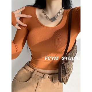 Áo thun croptop cổ tròn #1269 ORDER