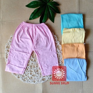 Set 5 quần dài màu bosini cho bé sơ sinh đến 12kg