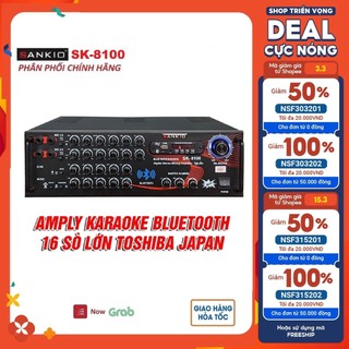 Amply bluetooth 16 sò lớn toshiba sankio sk 8100 / 8200 - hàng cao cấp chính hãng