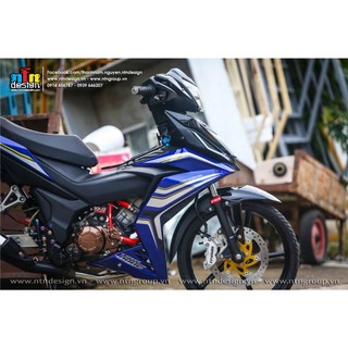 Tem rời winner v1 xanh gp - mẫu rs 150 trắng đen đơn giản