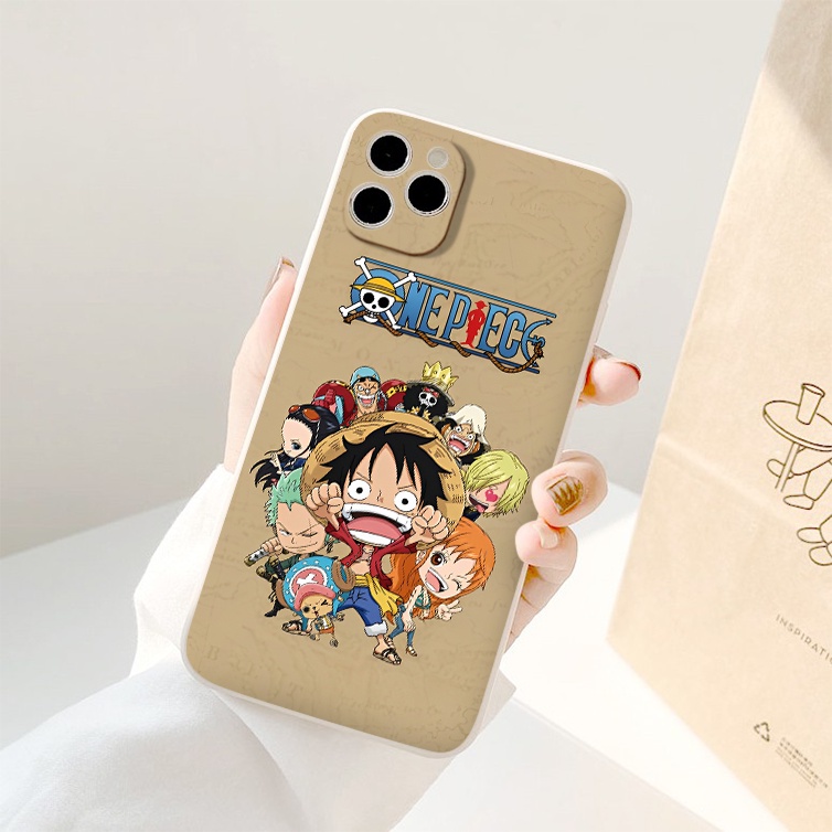 Ốp Điện Thoại Mềm những người bạn Hải Tặc dễ thương Cho iPhone14 11 12 13 Pro max xs max xr x 8plus 7 plus e5140