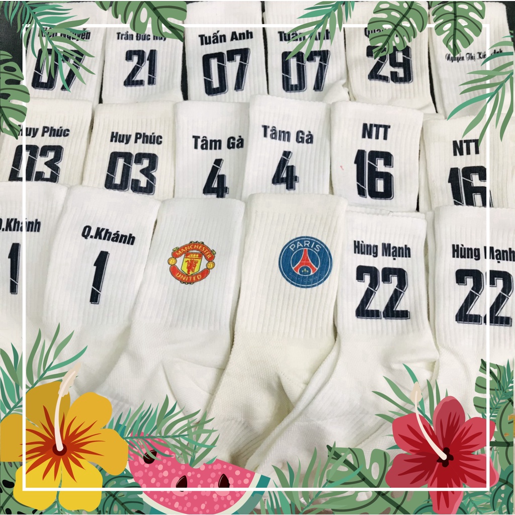 Tất Bóng Đá In Theo Yêu Cầu | Đặt Đội Giảm Giá