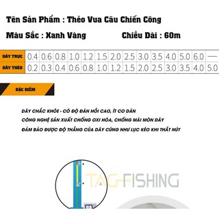 Cước Thẻo Vua Câu Chiến Công 60m