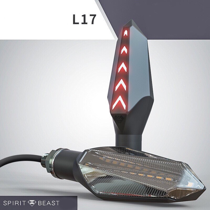 Đèn Led xi nhan 2 mặt led Spirit Best.Gắn thông dụng các dòng xe