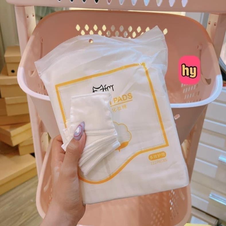 Bông Tẩy Trang Cotton 3 Lớp Pads 222 Miếng