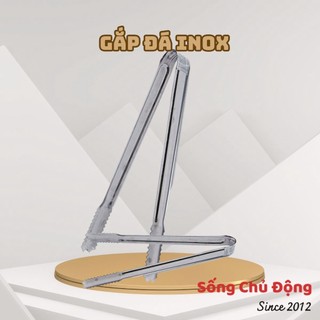 Gắp đá Inox Rainy, kẹp gắp đá, gắp than, kẹp gắp đồ nướng