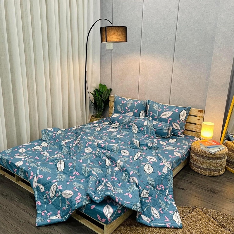 Drap Thắng Lợi, ga trãi giường cao cấp thoáng mát (ảnh thật ) LÁ NGỌC