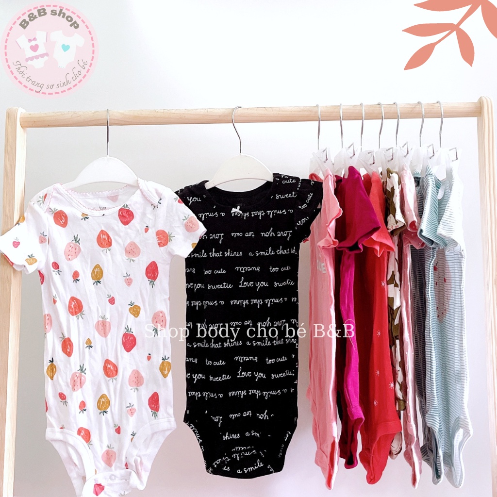 (Chọn mẫu 18-24m) Bodysuit Carter cho bé, body chip xuất dư Cambodia chất cotton cho bé sơ sinh và bé trai bé gái
