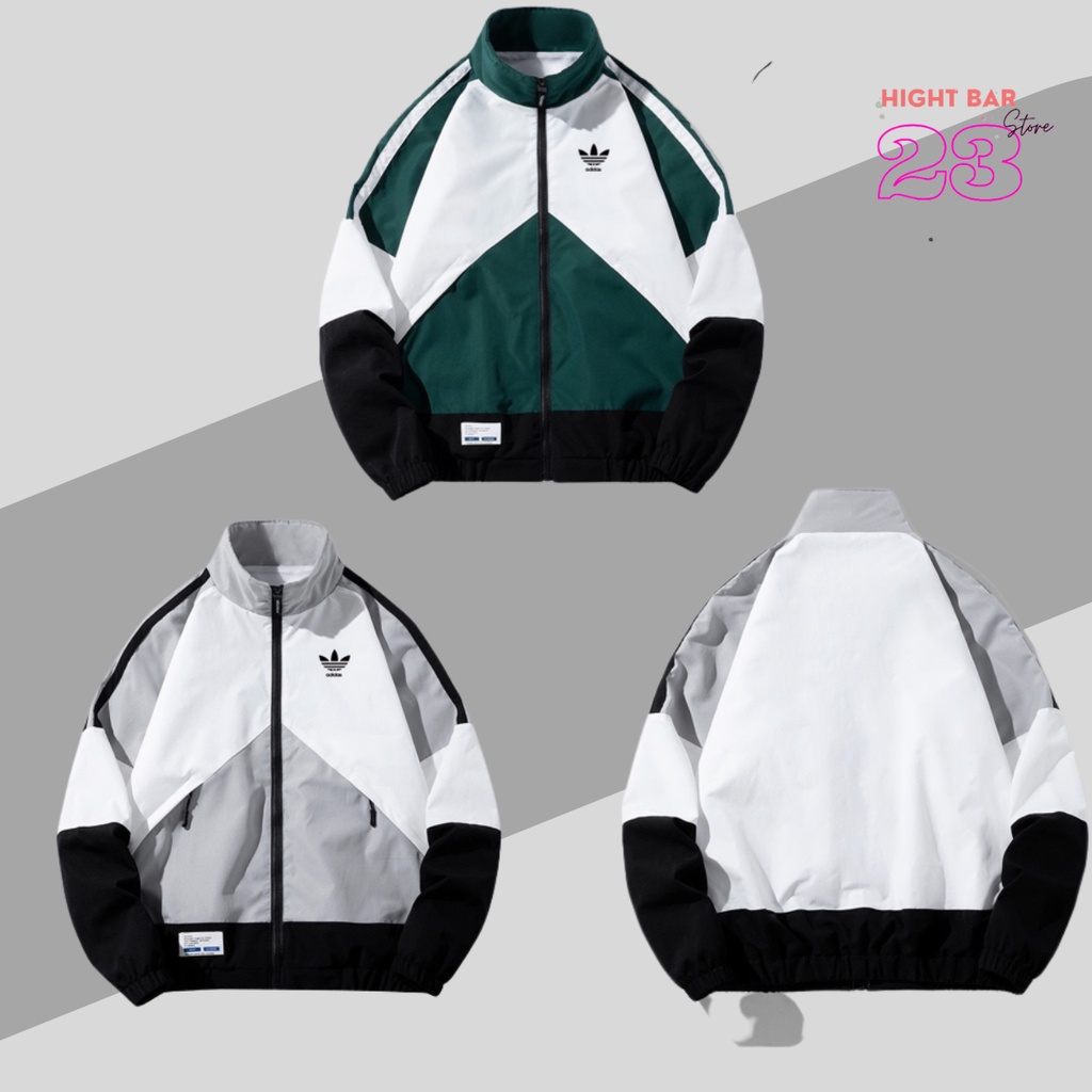 Áo khoác Adidas chính hãng, áo khoác nam nữ chất dù 2 lớp cao cấp, chuẩn form i hình Hight Bar Store 802