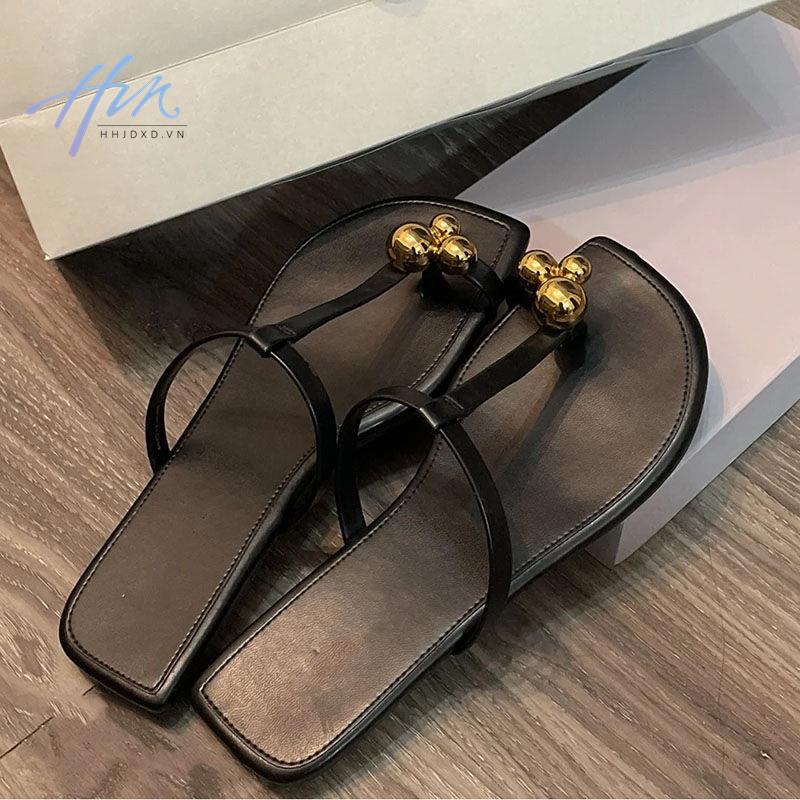 Sandal Đế Bằng Thiết Kế Mới Thời Trang Mùa Hè 2023 Dành Cho Nữ