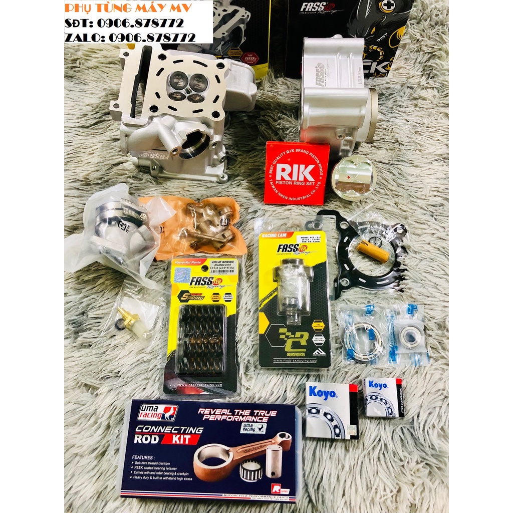 Combo FASSTek 57 Dên Zin dành cho xe Ex135/150. Đầy đủ.