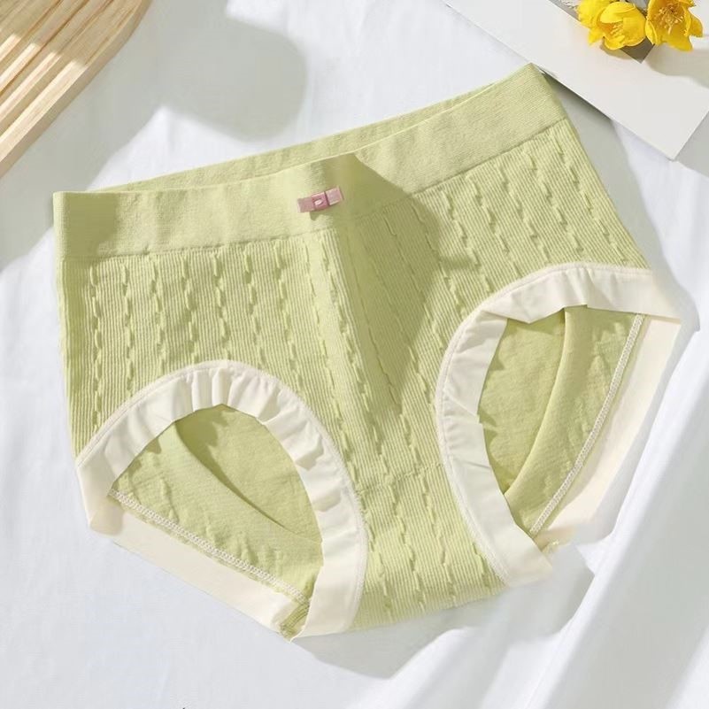 .Quần lót nữ cotton Gân Tăm  Cạp Vừa thông hơi co giãn 4 chiều 2229