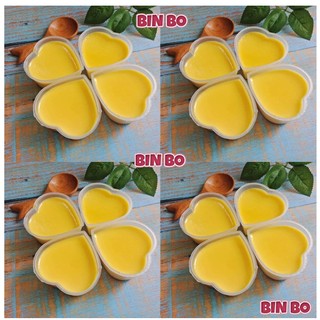 Combo 60 khuôn Bánh Flan Có Nắp Hình  Trái Tim